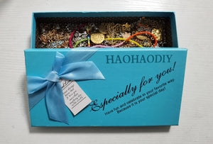 Charm Necklace Making Kit with Pendants and Jump Rings