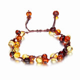 Baby Adult Amber Bracelet Anklet Amethyst Gems Natural Original Adjustable Jewel