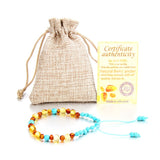 Amber Bracelet Anklet Teething Natural Jewelry for Women Ladies Girls