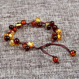 Adult Amber Bracelet Anklet Natural Jewelry for Women Ladies Girls