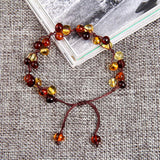 Adult Amber Bracelet Anklet Natural Jewelry for Women Ladies Girls