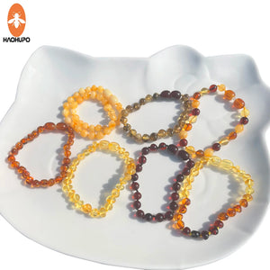 Natural Ambers Teething Bracelets Baby/Baltic Amber Bracelet 13cm-15cm