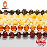 Baltic Amber Teething Bracelet/Necklace Set for Baby