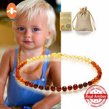Baltic Amber Teething Bracelet/Necklace Set for Baby