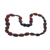 Raw Bean Amber Necklace for Baby Adults Cherry Jewelry