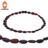 Raw Bean Amber Necklace for Baby Adults Cherry Jewelry