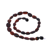 Raw Bean Amber Necklace for Baby Adults Cherry Jewelry