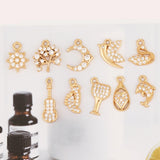 10Pcs CZ Charms/Hand Made/Multi Shape/Earrings Pendant/Jewelry Findings