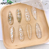 Hand Made Real Shell Waterdrop Shape Resin Stick DIY Jewelry Making