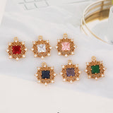 6Pcs 16*18MM DIY Earrings Pendants Jewelry Findings