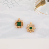 6Pcs 16*18MM DIY Earrings Pendants Jewelry Findings