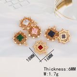 6Pcs 16*18MM DIY Earrings Pendants Jewelry Findings