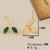 6Pcs Earrings Studs/Multi Shape/Genuine Plating/Jewelry Findings