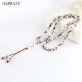 Vintage Islamic Muslim Tasbih Allah Bracelet 99 Beads Man Accessories