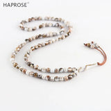 Vintage Islamic Muslim Tasbih Allah Bracelet 99 Beads Man Accessories