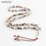 Vintage Islamic Muslim Tasbih Allah Bracelet 99 Beads Man Accessories