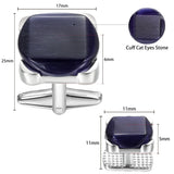 Cat Eyes Cufflinks for Men with Shirt Studs