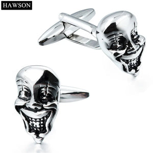 Skull Novelty Cufflinks for Men, Party Shirt Accessory