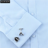 Skull Novelty Cufflinks for Men, Party Shirt Accessory