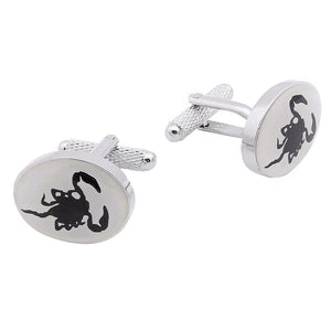 Enamel Cufflinks High With Box Men's Wedding Party Cufflinks