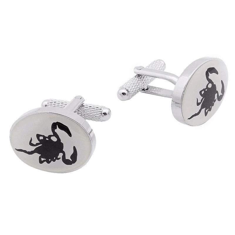 Enamel Cufflinks High With Box Men's Wedding Party Cufflinks