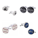 Enamel Cufflinks High With Box Men's Wedding Party Cufflinks