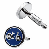 Enamel Cufflinks High With Box Men's Wedding Party Cufflinks