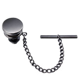 Metal Tie Tacks Gold/Rose Gold/Rhodium/Gun Plated Men's Jewelry