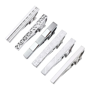Classic 2 Inch Tie Clips for Men High Tie Bar Clips