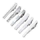 Classic 2 Inch Tie Clips for Men High Tie Bar Clips