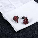 Crystal Cufflinks for Men Irregular Shirt French Cufflinks