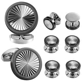 Cufflink Studs 8 Pcs Set Men Wedding Tuxedo - French Shirt Men's Jewelry