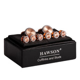 Cufflink Studs 8 Pcs Set Men Wedding Tuxedo - French Shirt Men's Jewelry