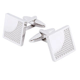 Men's Square Metal Cufflinks for French Shirts