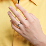 Cat Paw Print Rings for Men and Women, Unique Wedding Jewelry
