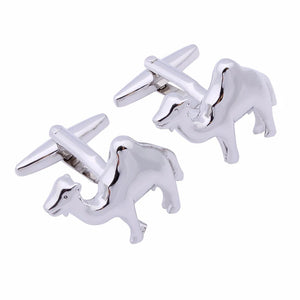 Rhodium Plated Animal Cufflinks for Men Metal Cufflinks High Men's French Shirts