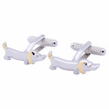 Rhodium Plated Animal Cufflinks for Men Metal Cufflinks High Men's French Shirts