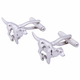 Rhodium Plated Animal Cufflinks for Men Metal Cufflinks High Men's French Shirts
