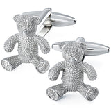 Rhodium Plated Animal Cufflinks for Men Metal Cufflinks High Men's French Shirts