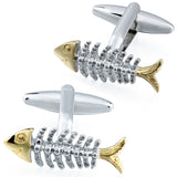 Rhodium Plated Animal Cufflinks for Men Metal Cufflinks High Men's French Shirts