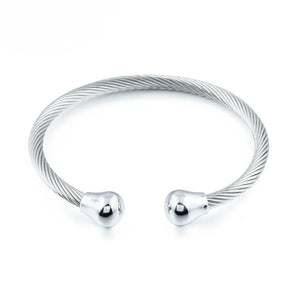 Rhodium Option Bracelet for Couples Unisex Gift