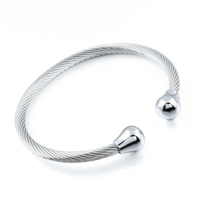 Rhodium Option Bracelet for Couples Unisex Gift