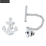Anchor Pattern Tie Tacks for Men - Party Jewelry