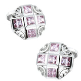 Black&Red Zircon Cufflinks Men's Wedding French Shirt Cuff Button