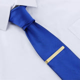 Men's Brushed Tie Clip for Skinny Tie Business Jewelry