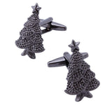 Christmas Tree Gun Cuff Links for Men