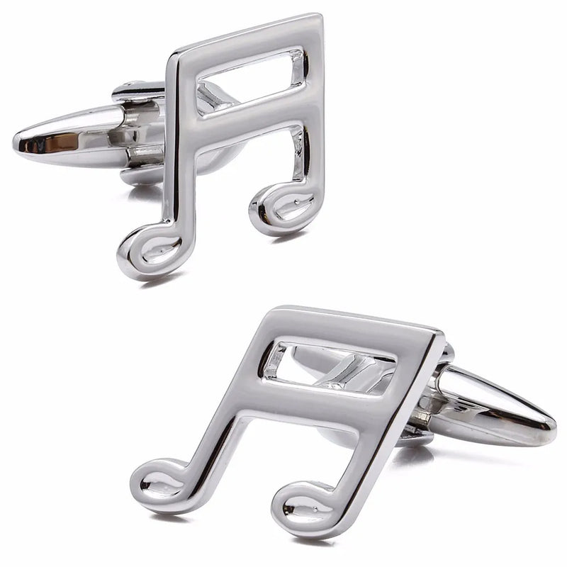 Music Notation Theme Cufflinks for Mens French Cuffs/Shirts