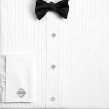 Mother of Pearl Cufflinks Studs Tuxedo Shirt Jewelry Set