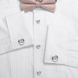 Men's Metal Cuff Button Set Wedding Business Gift with Logo