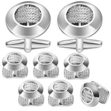Men's Metal Cuff Button Set Wedding Business Gift with Logo